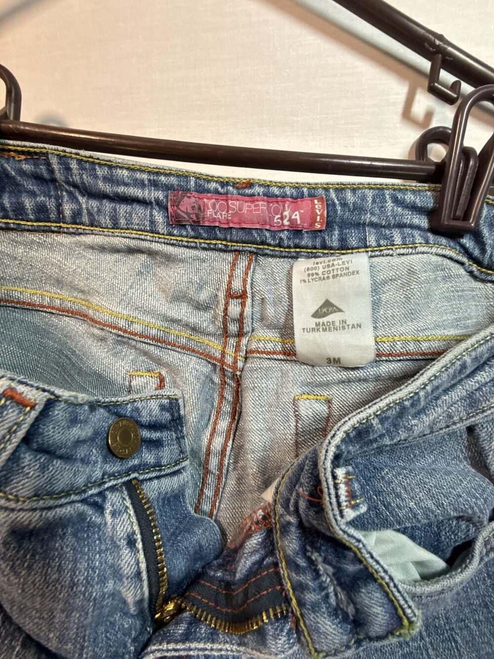 Levi's 524 Too Superlow Flare Jeans